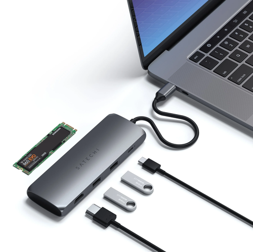 Satechi USB-C Hybrid Multiport Adapter