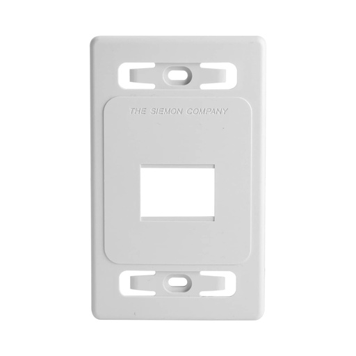 [700416158325] Siemon Faceplate doble, blanco MX