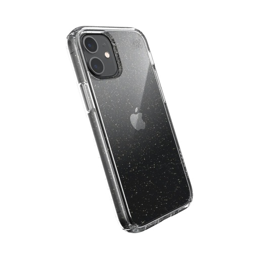 [848709090669] Speck Presidio Perfect Case for iPhone 12 Mini - Clear / Goldglitzer