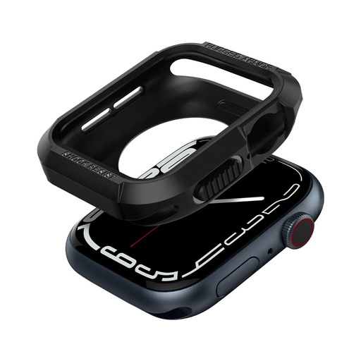 [8809613760354] Spigen Case Rugged Armor for Apple Watch Series SE/6/5/4 44mm - Black