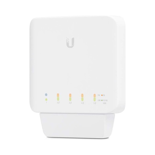 [817882027595] Ubiquiti UniFi Flex 5-port switch (4) GbE PoE+ ports (46W) - USW-Flex