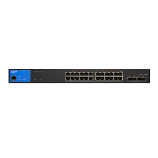 [745883810161] Linksys 24-Port Managed Gigabit Switch W/ 4 10G SFP +
