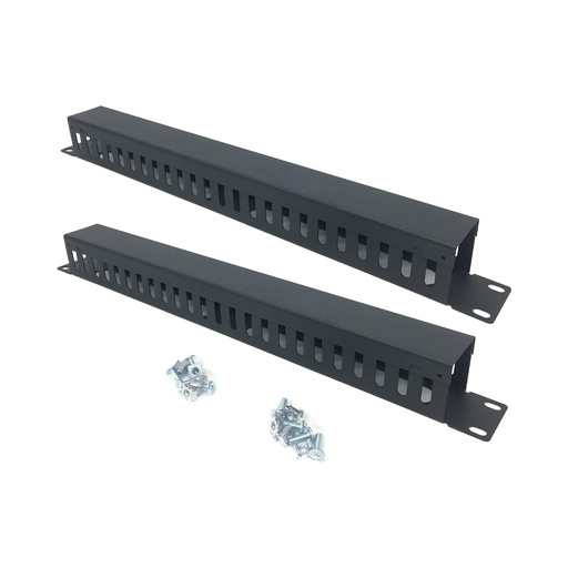 [MTC04] Linkbasic Organizador de Cables Horizontal 1U/24anillos