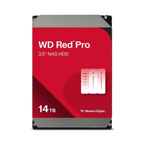 [WD142KFGX] Western Digital 14TB WD Red Pro NAS Internal Hard Drive HDD | 7200 RPM | SATA 6 Gb/s