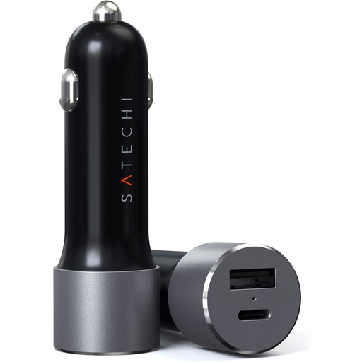Satechi 72W Type-C PD Car Charger - Space Grey