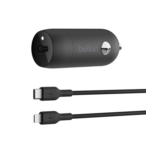 [745883816675] Belkin 20W USB-C Car Charger W/ Lightning to USB-C Cable