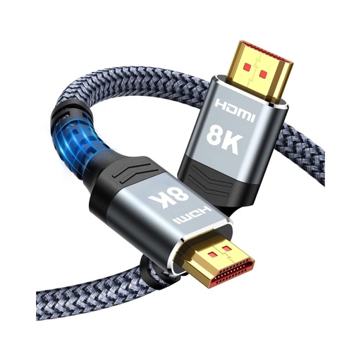 [X004D6BAZR] Highwings HDMI 2.1 8K 60Hz / 4k 120Hz High Speed Cable  15ft.