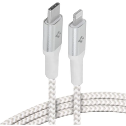 [8809811857788] Spigen PB2101 USB-C to Lightning 1.2mts - White