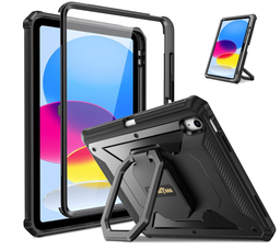 [X003JCL4B1] Fintie Cover with Screen Protector & Rotating Stand  for iPad 11" / 10.9" - Black