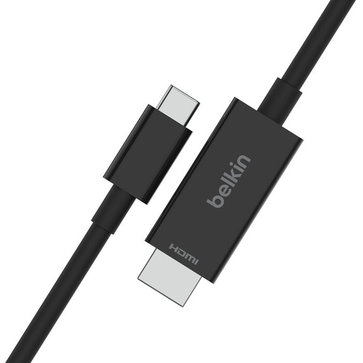 [745883843060] Belkin 2mt USB-C to HDMI 2.1 Cable - Black