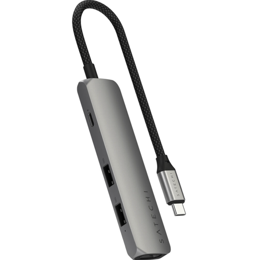 Satechi 4-in-1 USB-C Slim Multiport Adapter 4K
