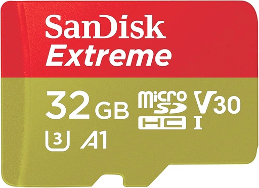 [619659155100] SanDisk 32GB Extreme UHS-I microSDXC Memory Card with SD Adapter