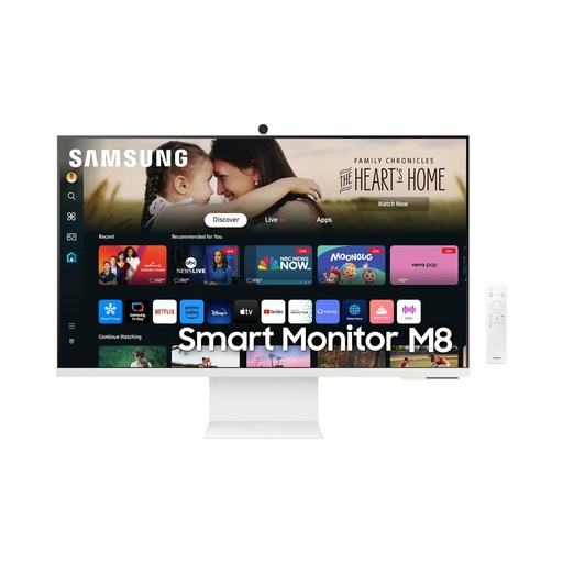 [887276833590] Samsung M80D 32" 4K HDR Smart Monitor with Webcam - Warm White - LS32DM801UNX