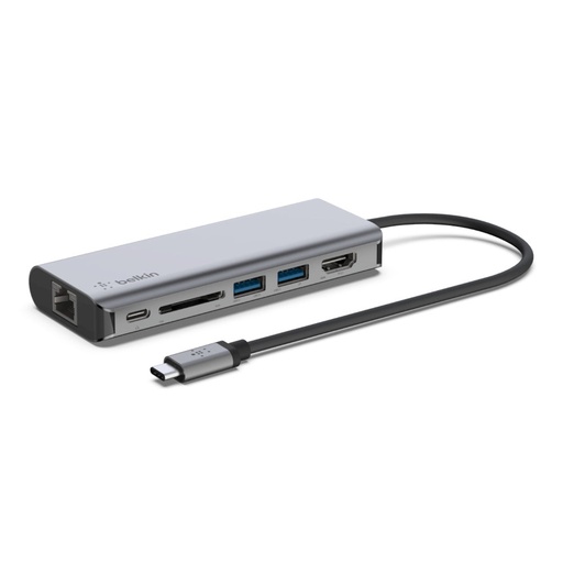 [745883819829] Belkin USB-C 6-in-1 Multiport Adapter