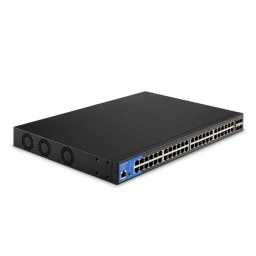 [745883810192] Linksys 48-Port Managed POE+ Switch W/ 4 SFP+ 740W
