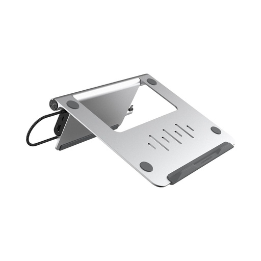[AAPADHUBSTDGY] Adam Elements CASA Hub Stand 5-in-1 USB-C Laptop Stand Hub - Grey