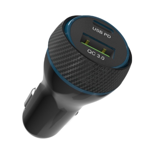 [APAADC1PBK] Adam Elements OMNIA C1+ USB-C 45W Fast Charging Car Charger - Black - APAADC1PBK