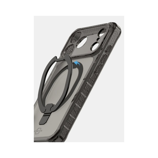[AP7U-HBVST-SMOK] itSkins Hybrid R Vapor Stand Case with MagSafe for iPhone 17 Pro Max - Smoke