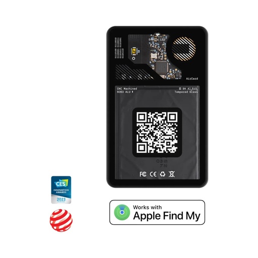 [AIRCARDR] Rolling Square AirCard Wallet Tracker - Black