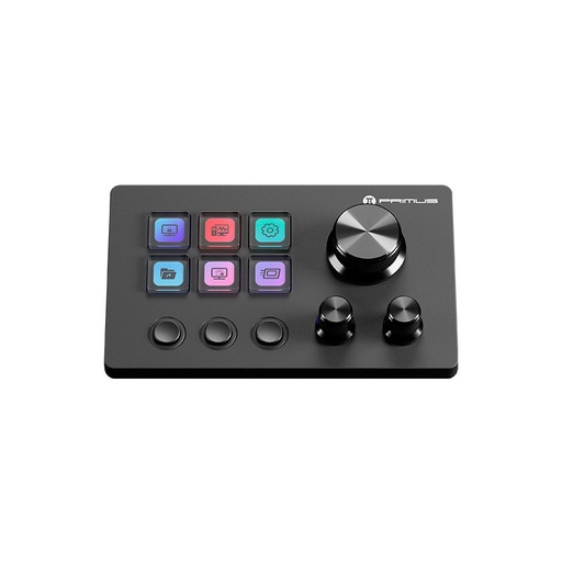 [798302225701] Primus Gaming Imperium Stream Deck 6 LCD Keys, 3 Buttons & 3 Knobs