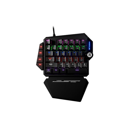 [798302225367] Primus Gaming Ballista 41T One-Handed Wired Keyboard - Red Switch