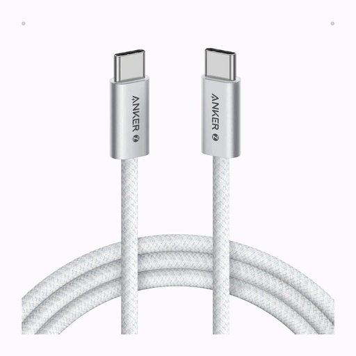 Anker Zolo Cable USB-C a USB-C 240W 0.9 m - Blanco - A8060H21