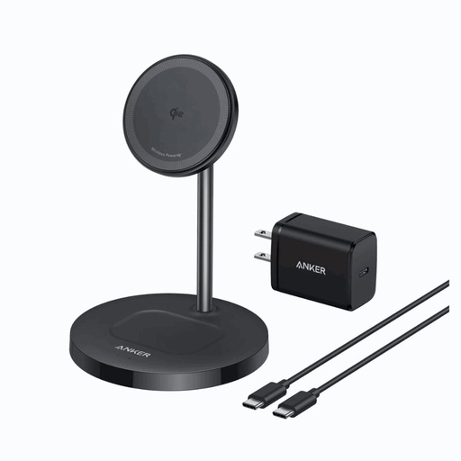 Anker MagGo Cargador Inalámbrico 2 en 1 Qi2 15W - B2544J11