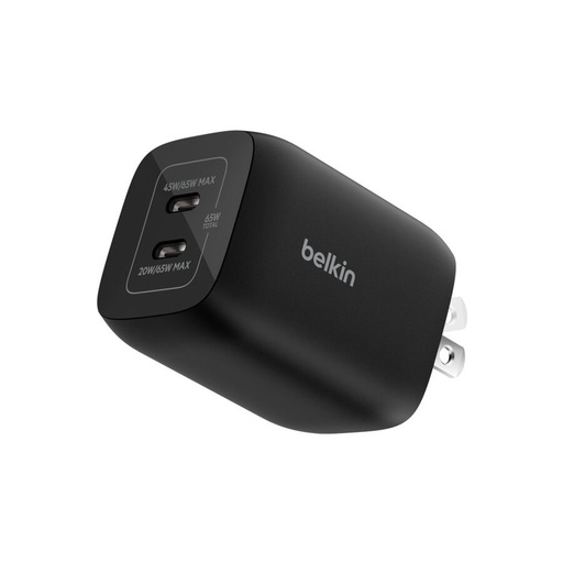 [745883925209] Belkin Dual USB-C Wall Charger 65W for Nintendo Switch 2