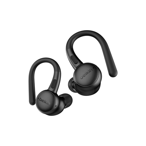 [745883925803] Belkin SoundForm ActiveFit True Wireless Earbuds, Black - AUC016fqBK